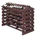 Modularack Pro Stained Island Fixture (144 Bottle Rack)